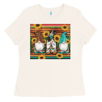 Bone western gnomes cactus sunflowers serape wooden leopard gemstone Ladies Tee - Artiststas
