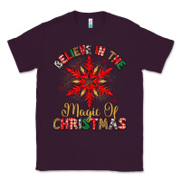 Plum believe in the magic of christmas Classic Tee - MaliasSmallBusiness