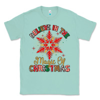 Seafoam believe in the magic of christmas Classic Tee - MaliasSmallBusiness