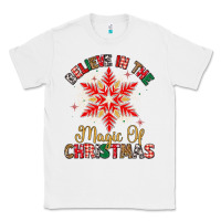 White believe in the magic of christmas Classic Tee - MaliasSmallBusiness