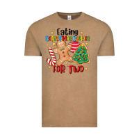 Vintage Coffee eating christmas cookies for two Vintage Tee - MaliasSmallBusiness