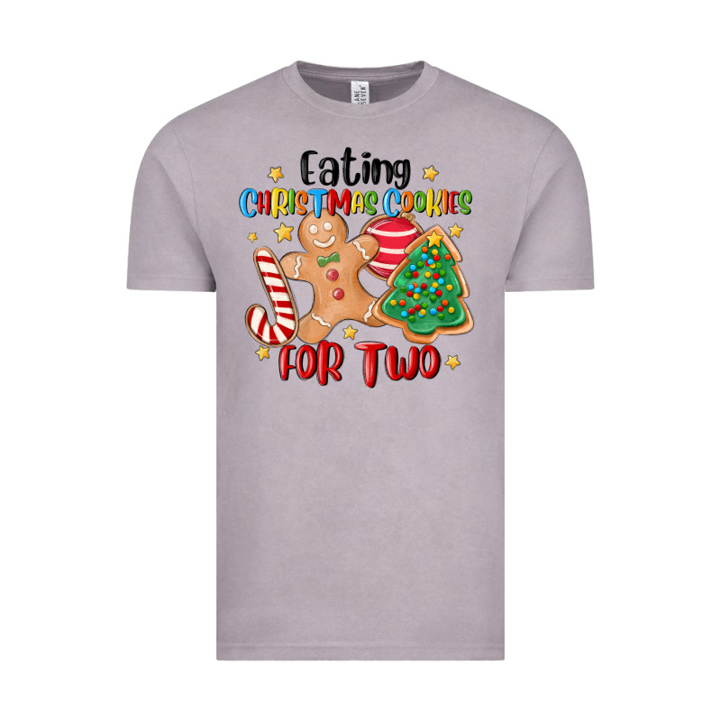 Eating Christmas Cookies For Two Vintage Tee by MaliasSmallBusiness | Teevron