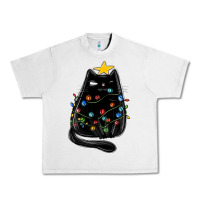 Lunar Rock christmas cat with lights Urban Heavy Tee - MaliasSmallBusiness