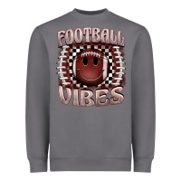 Storm football vibes smiley face Heavyweight Sweatshirt - BarkalooDesign