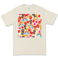 Bone back to school seamless pattern 1 (3600x3600) Premium Tee - AdoDesignShop