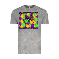 Cloud Rock mardi gras hearts Vintage Tee - JahusDesignShop