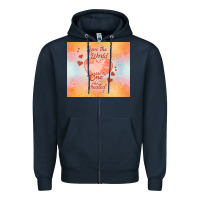 Navy love the world like the one Zipper Hoodie - TumblerDesignByShophia