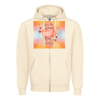 Sandshell love the world like the one Zipper Hoodie - TumblerDesignByShophia