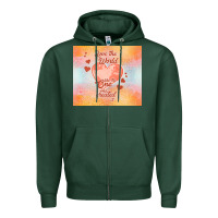 Sports Green love the world like the one Zipper Hoodie - TumblerDesignByShophia