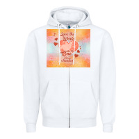 White love the world like the one Zipper Hoodie - TumblerDesignByShophia