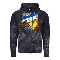 Cloud Black el salvador hearts Vintage Hoodie - NancyCooperArtShop