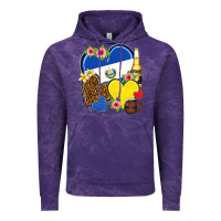 Cloud Purple el salvador hearts Vintage Hoodie - NancyCooperArtShop