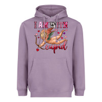 Lavender i am with cupid Heavyweight Hoodie - OliviaCreatesArt
