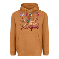 Meerkat i am with cupid Heavyweight Hoodie - OliviaCreatesArt
