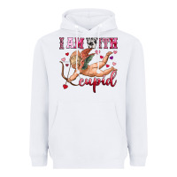 White i am with cupid Heavyweight Hoodie - OliviaCreatesArt