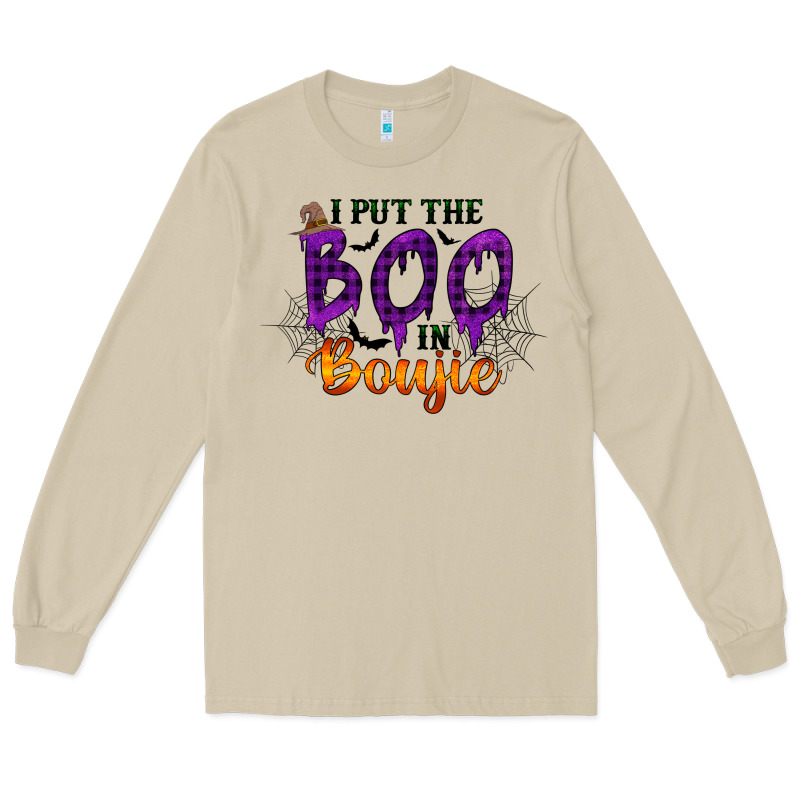 I Put The Boo In Boujie Long Sleeve Tee by RacoonDesign | Teevron