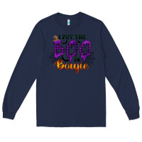 Navy I put the Boo in Boujie Long Sleeve Tee - RacoonDesign