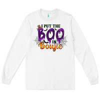 White I put the Boo in Boujie Long Sleeve Tee - RacoonDesign