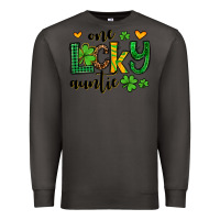 Smoke One lucky auntie St. Patrick's Premium Sweatshirt - OliviaCreatesArt