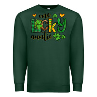Sports Green One lucky auntie St. Patrick's Premium Sweatshirt - OliviaCreatesArt