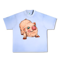 Grape Ice pig Urban Heavy Tee - MaliasSmallBusiness