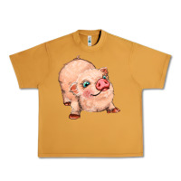 Peanut Butter pig Urban Heavy Tee - MaliasSmallBusiness