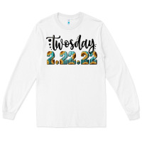 White Twosday Long Sleeve Tee - RanaPortraitStore