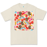 Bone back to school seamless pattern 2 (3600x3600) Premium Tee - AdoDesignShop