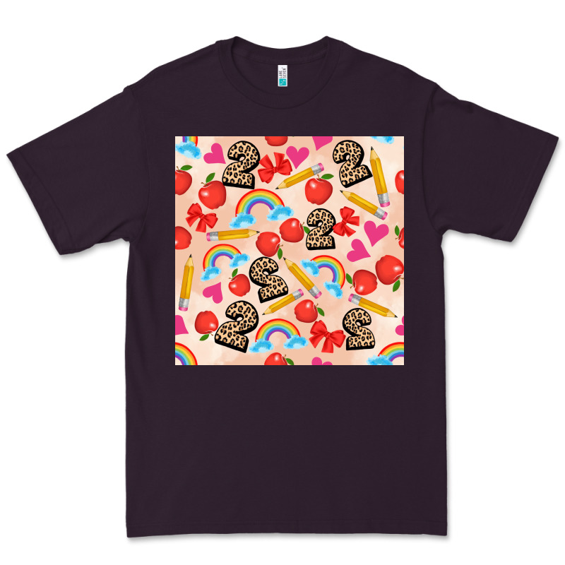Back To School Seamless Pattern 2 (3600x3600) Premium Tee by AdoDesignShop | Teevron