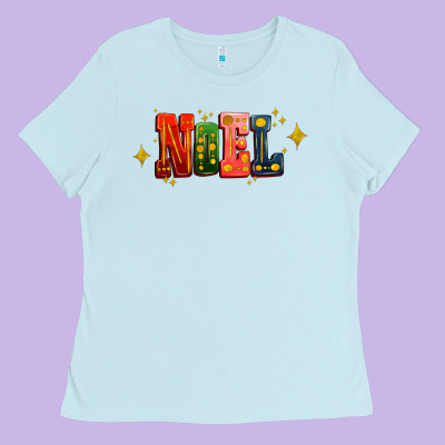 Noel Ladies Tee Designed By Adodesignshop