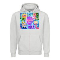 Dove Grey i need vitamin sea Zipper Hoodie - TumblerDesignByShophia