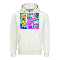 Oatmeal Heather i need vitamin sea Zipper Hoodie - TumblerDesignByShophia
