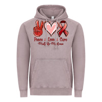 Vintage Zinc Peace Love Cure Multiple Myeloma Cancer Vintage Hoodie - Jasminsmagicworld
