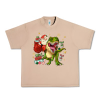 Burro Christmas dinosaur Urban Heavy Tee - MaliasSmallBusiness