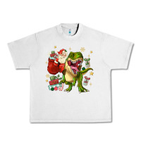 Lunar Rock Christmas dinosaur Urban Heavy Tee - MaliasSmallBusiness
