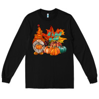 Black it is fall yall gnome Long Sleeve Tee - RacoonDesign