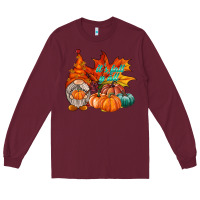 Burgundy it is fall yall gnome Long Sleeve Tee - RacoonDesign