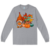 Heather Grey it is fall yall gnome Long Sleeve Tee - RacoonDesign