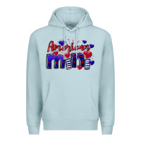 Blue Mist American Mini  4th of July Premium Hoodie - CowGirlArtShop