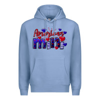 Colony Blue American Mini  4th of July Premium Hoodie - CowGirlArtShop