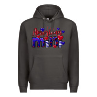 Smoke American Mini  4th of July Premium Hoodie - CowGirlArtShop