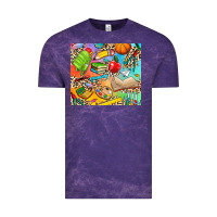 Cloud Purple school elements Vintage Tee - NancyCooperArtShop