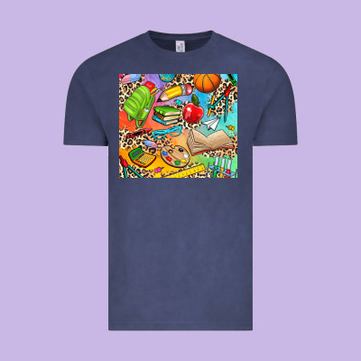 School Elements Vintage Tee Designed By Nancycooperartshop