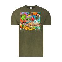 Vintage Olive school elements Vintage Tee - NancyCooperArtShop