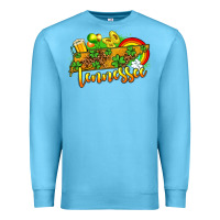 Ocean Blue St. Patrick's Tennessee map Premium Sweatshirt - OliviaCreatesArt