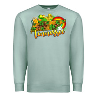 Seafoam St. Patrick's Tennessee map Premium Sweatshirt - OliviaCreatesArt