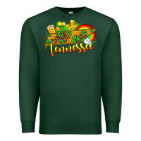 Sports Green St. Patrick's Tennessee map Premium Sweatshirt - OliviaCreatesArt