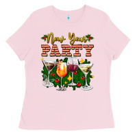 Bubblegum Pink new year party christmas coctail Ladies Tee - AdoDesignShop