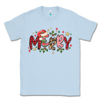 Dusty Blue merry Classic Tee - MaliasSmallBusiness
