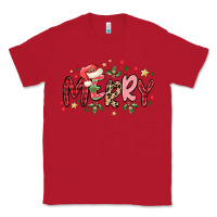 Red merry Classic Tee - MaliasSmallBusiness